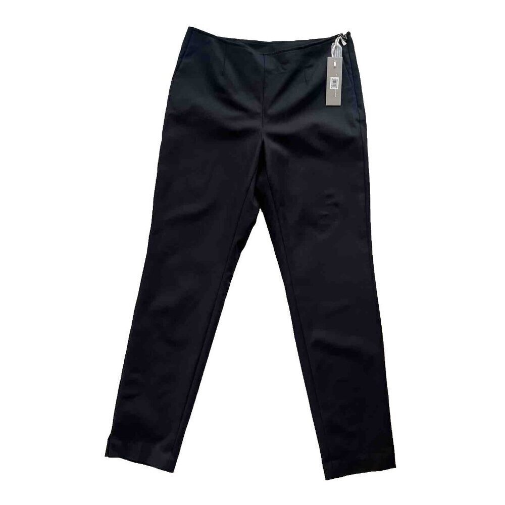 Emerson Rose Women's Black Knit Twill Woven Ankle Slim Pants Trousers Size 4 - Picture 1 of 14